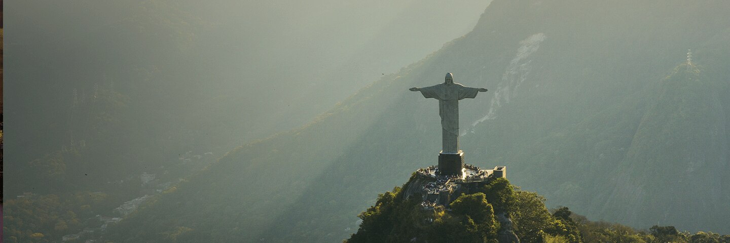 Statue of Cristo Redentor in Rio de Janeiro, Brazil