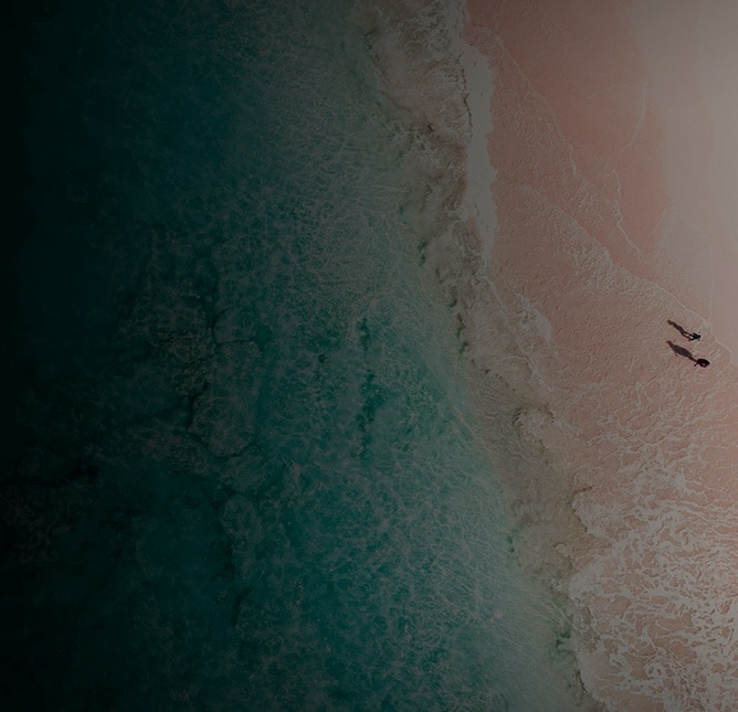 The beautiful beachy shores of Bermuda