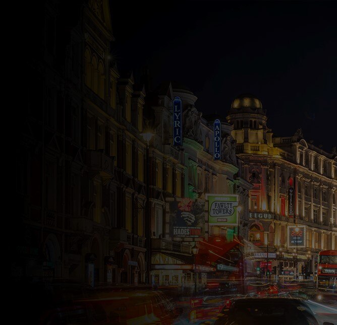 Shaftesbury Avenue in London's West End