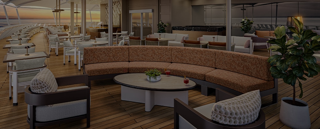 rendering of the new sol mar terrace onboard seven seas prestige cruise ship