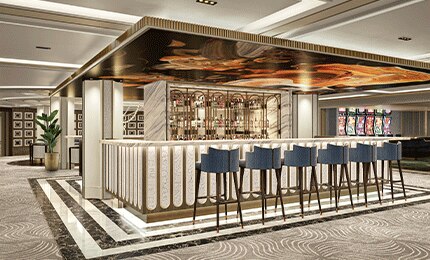 galileos bar rendering aboard seven seas prestige cruise ship