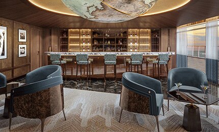 meridian lounge rendering aboard seven seas prestige cruise ship