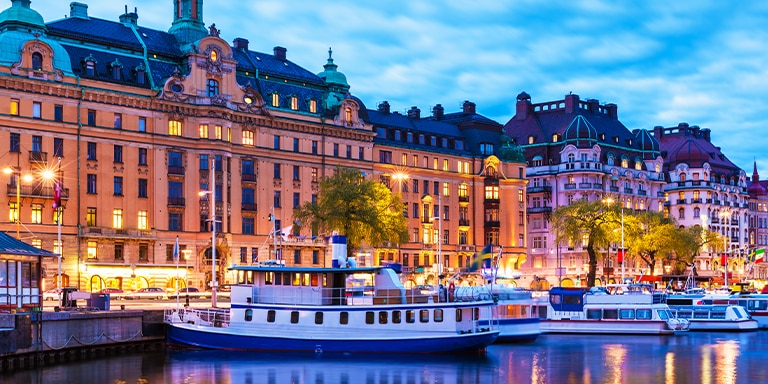 BEAUTY OF STOCKHOLM’S WATERSIDE SETTING